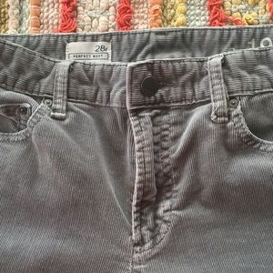 EUC GAP size 28 gray cords.